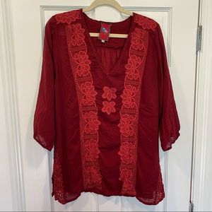Johnny Was Embroidered Tunic